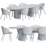Tisch und Stühle Gubi Close by Arco and Moon Dining - toxirow