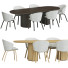 Tisch und Stühle Gubi Close by Arco and Moon Dining - toxirow