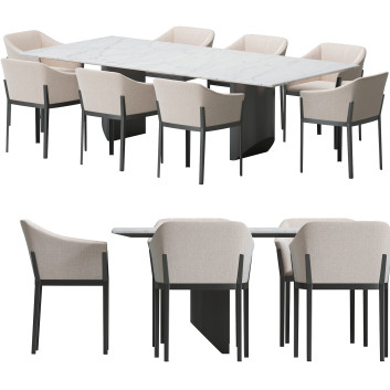 Стіл та стільці Cassina Cotone
