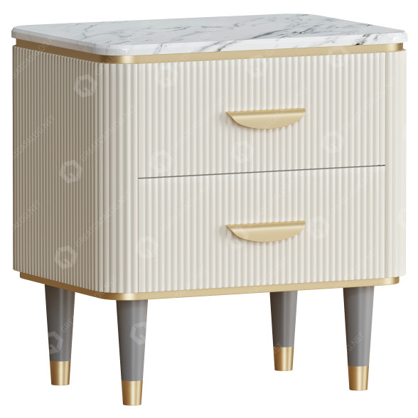 Тумбочка Homary Faux Marble 3D модель
