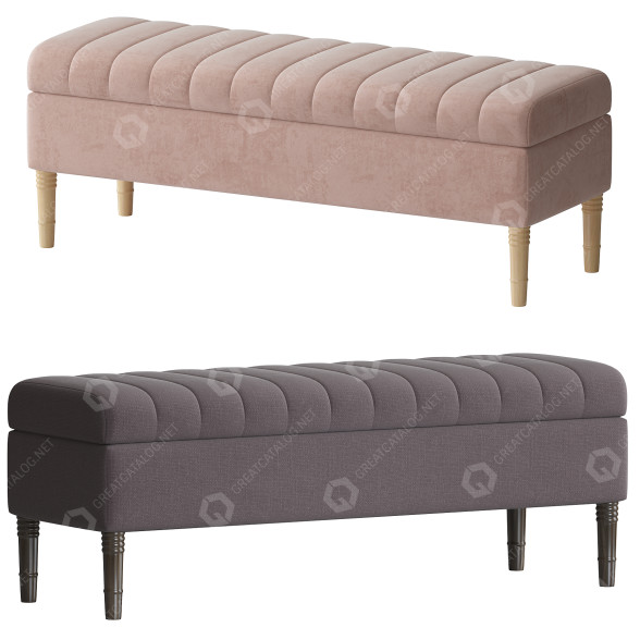 Bench Saf 075 3D model
