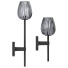 Lámparas de pared Astro Lighting Tacoma Tulip Ribbed Glass Smoke 5036008 - sta-84