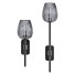 Lámparas de pared Astro Lighting Tacoma Tulip Ribbed Glass Smoke 5036008 - sta-84