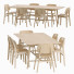 Table and Chairs Fredericia Soborg & Holland - SIaArt