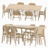 Table and Chairs Fredericia Soborg & Holland - SIaArt