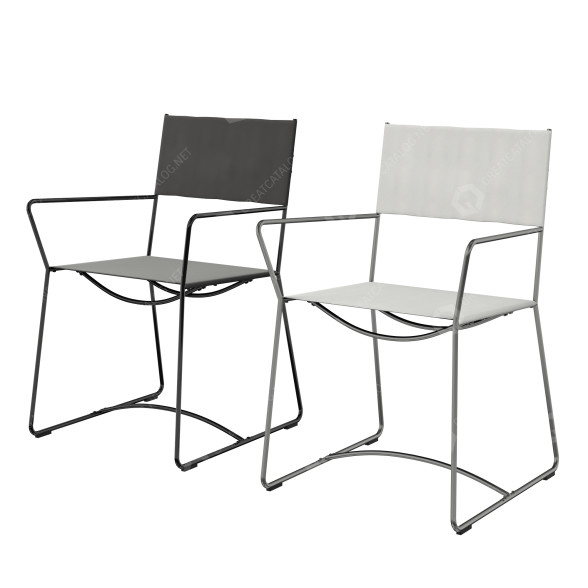 Стілець IKEA Hogalt 3D модель