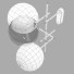 Wall Lamp Gallotti&Radice Bolle Aria - sta-84