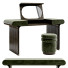 Schminktisch und Pouf Gallotti&Radice Stami - sta-84