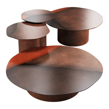 Coffee Tables  Gallotti&Radice Re Verre 3D model