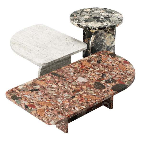 Stoliki kawowe Gallotti&Radice Selce model 3D