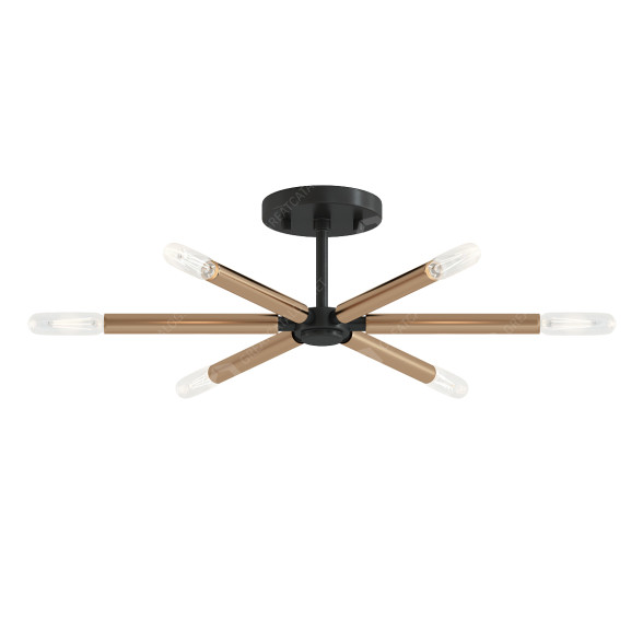 Lamp AllModern Nashville Semi Flush Mount 3D model