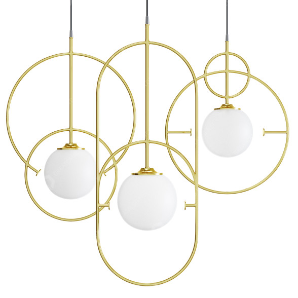Підвісні світильники Imperium Light Art Deco 3D модель