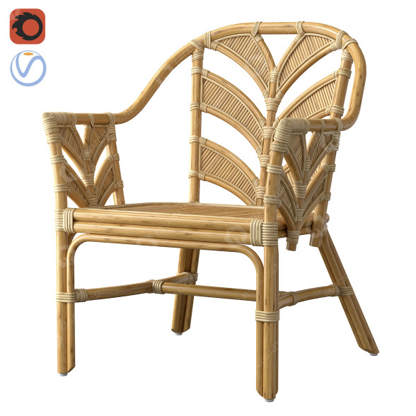 Крісло Lincoln Brooks Tropicool Carver 3D модель