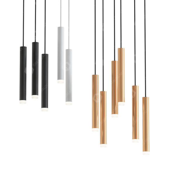 Lampa wisząca Cylinder Pipe model 3D