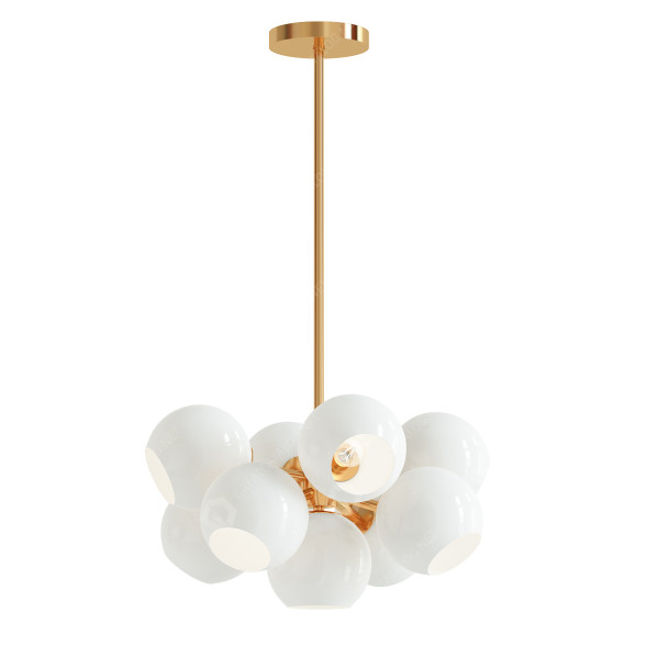 Люстра West Elm Staggered Glass 3D модель