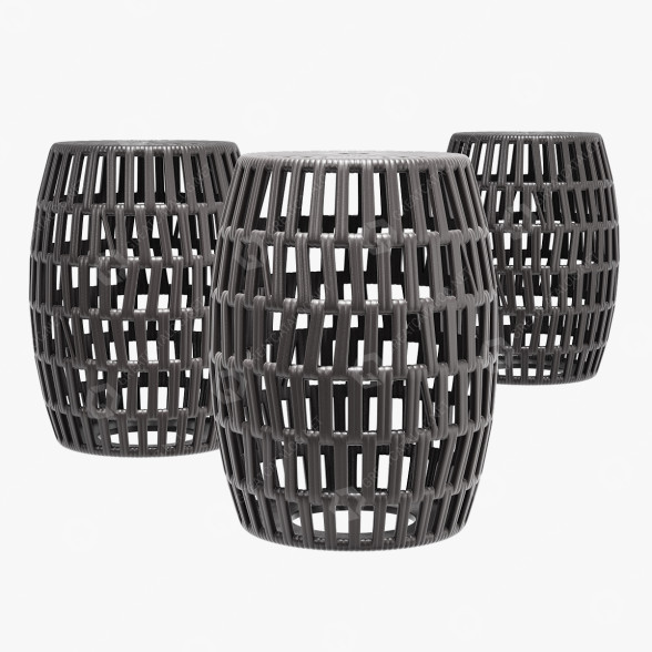Табурет Mitzi Ceramic by Bay Isle Home 3D модель