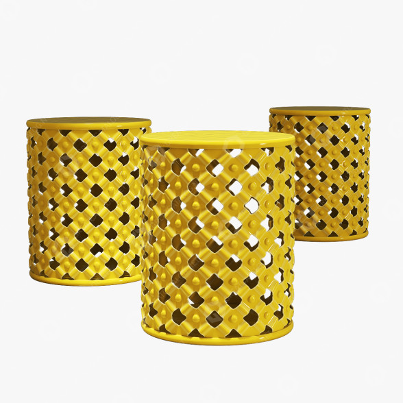 Taburete NPD Lattice Modelo 3D