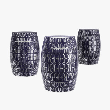 Stool  Ceramic by Sagebrook Home 3D model