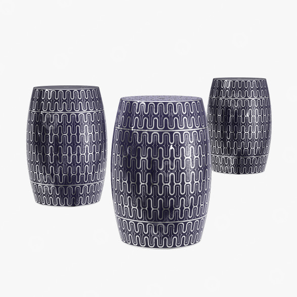 Stołek Ceramic by Sagebrook Home model 3D
