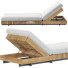 Chaise Longue Restoration Hardware Caicos Teak - DayToday