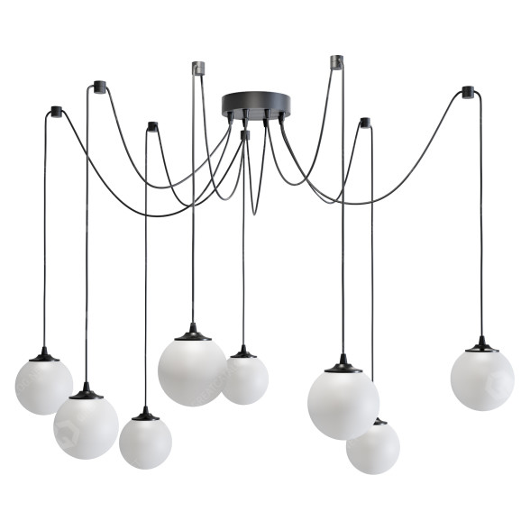 Chandelier Imperium Light Quebec 3D model
