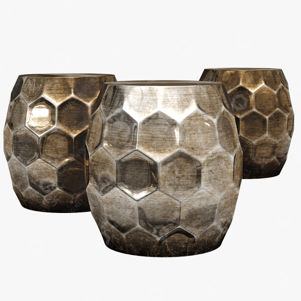 Table basse Sirsi Nickel by Greyson Living modèle 3D