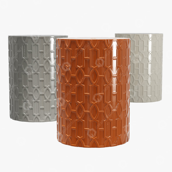 Taburete Homebeez Round Ceramic Modelo 3D
