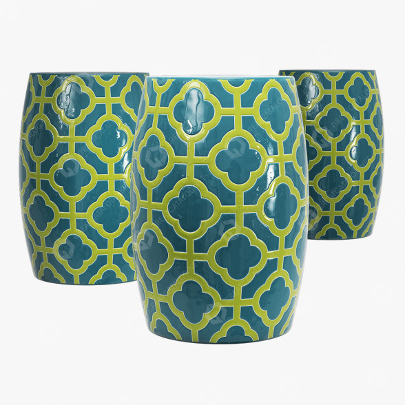 Табурет Quadra Ceramic by Idzior Furniture 3D модель