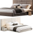 Camas y Mesitas de Noche High Fashion Home Beckham and Abbington Charred Brown - Zikkoo