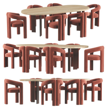 Стіл та стільці Cassina Dudet