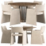 Mesa y sillas CB2 Foley Faux Mohair Grey - DayToday