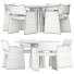 Mesa y sillas CB2 Foley Faux Mohair Grey - DayToday