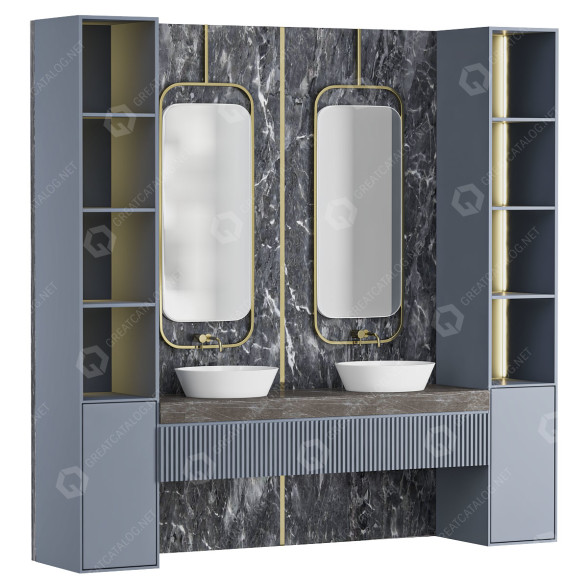 Ванна кімната BC004 Modern by PA 3D модель