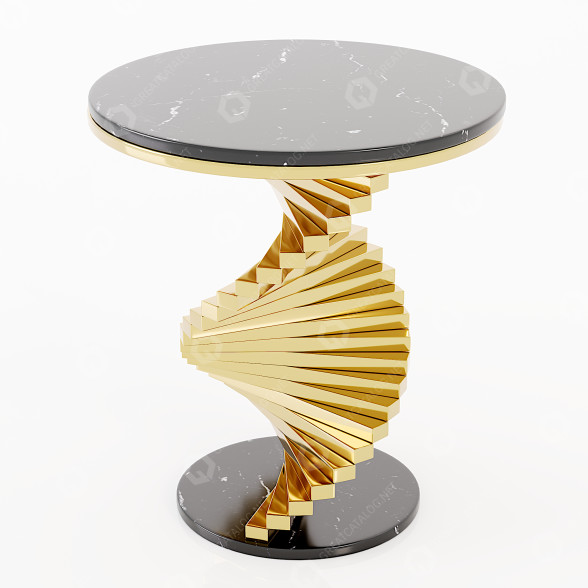 Table basse Round by Baubuy modèle 3D