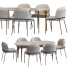 Стіл та стільці Minotti Fil Noir Dining - DayToday