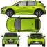 Voiture Peugeot E-208 - zifir3d