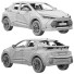 Auto Toyota C-HR - zifir3d
