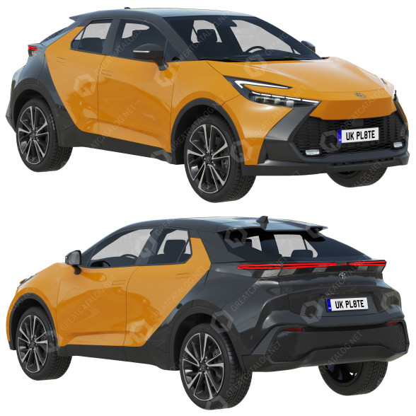 Auto Toyota C-HR 3D-Modell