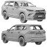 Автомобіль Toyota Grand Highlander - zifir3d