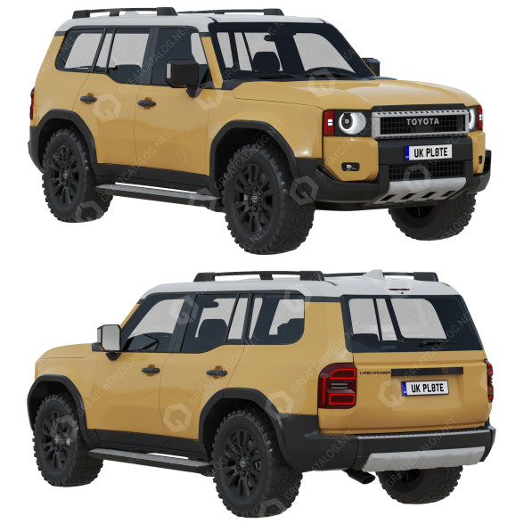 Auto Toyota Land Cruiser 250 3D-Modell