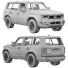 Автомобіль Toyota Land Cruiser 250 Prado - zifir3d