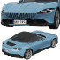 Автомобіль Ferrari Roma Spider - zifir3d