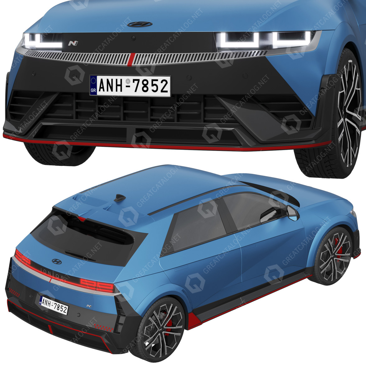 Car Hyundai Ioniq 5 N 3D model - GreatCatalog 35686