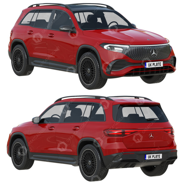Автомобіль Mercedes-Benz EQB 2024 3D модель