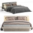 Bett und Nachttischchen Gallotti&Radice Lilas - Secretive 3d design