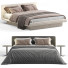 Bett und Nachttischchen Gallotti&Radice Lilas - Secretive 3d design