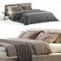 Bett und Nachttischchen Gallotti&Radice Lilas - Secretive 3d design