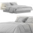 Bett und Nachttischchen Gallotti&Radice Lilas - Secretive 3d design