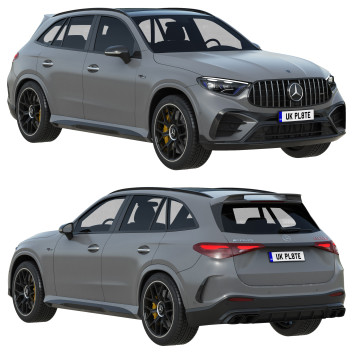 Автомобіль Mercedes-Benz GLC63 S AMG E Performance 3D модель