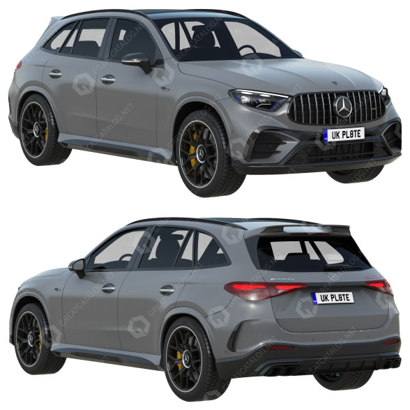 Car Mercedes-Benz GLC63 S AMG E Performance 3D model